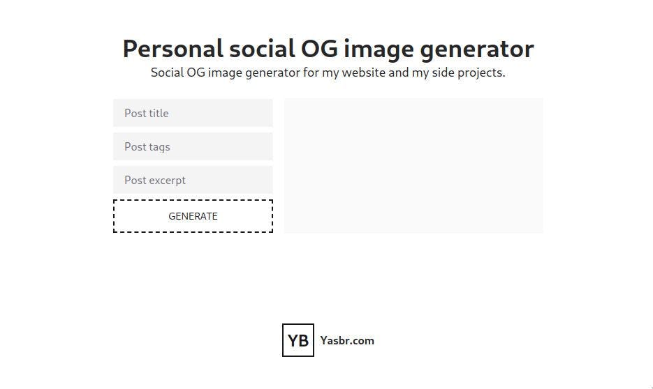 Social image generator