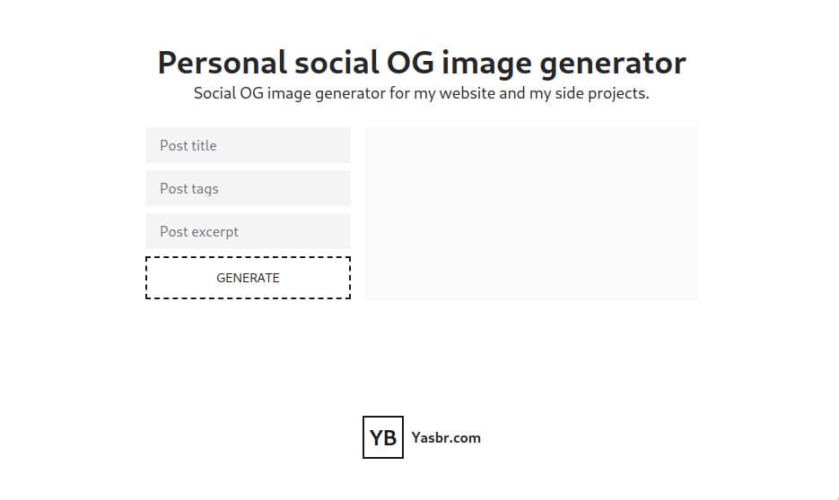 Social image generator screenshot 1