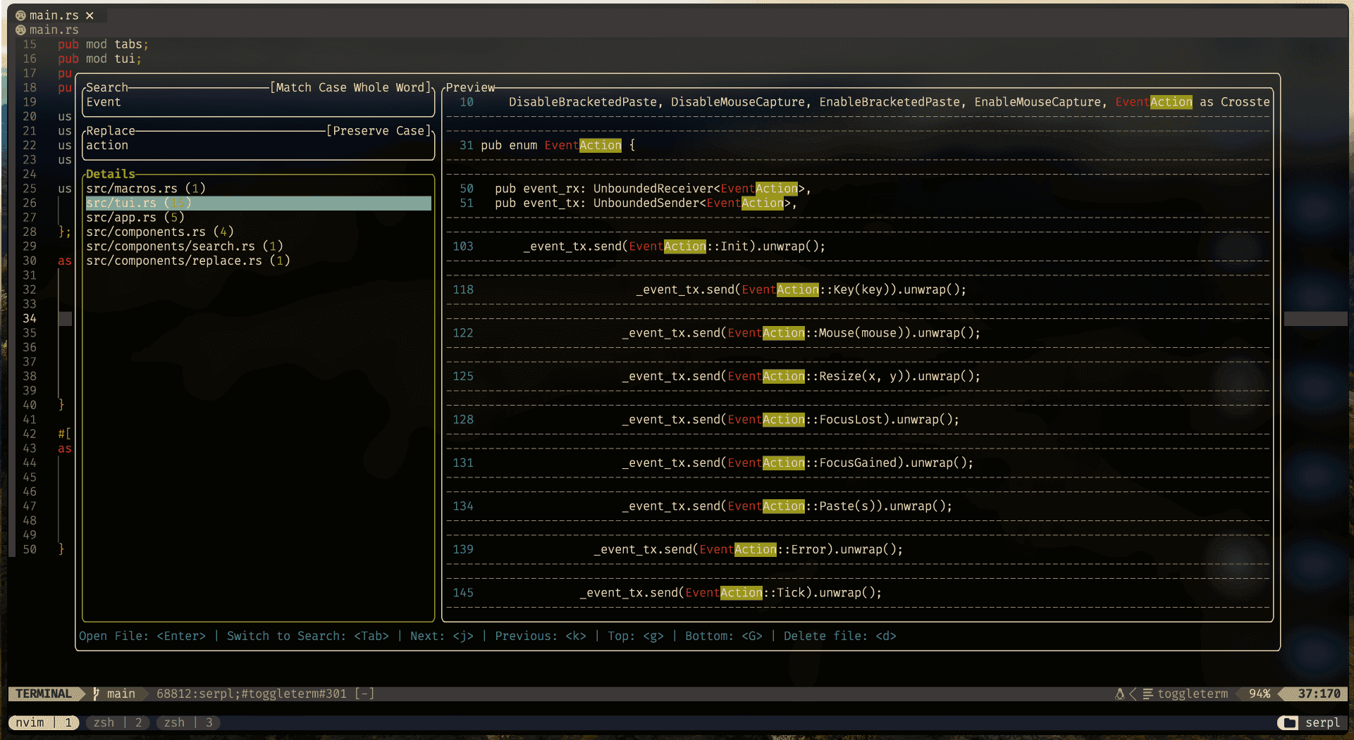 Serpl screenshot 1
