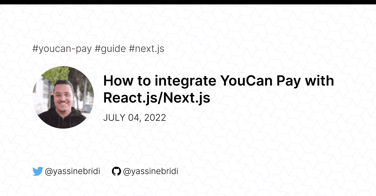 How to integrate YouCan Pay with React.js/Next.js
